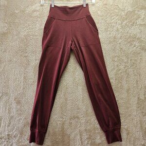 Lululemon Align High-Rise Joggers Leggings Women's Size 0 Burgundy Pants